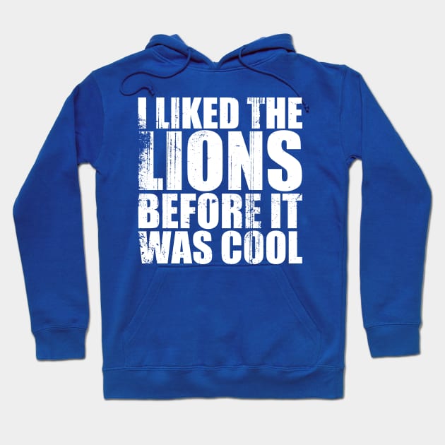 I liked the lions before it was cool Hoodie by GKalArt
